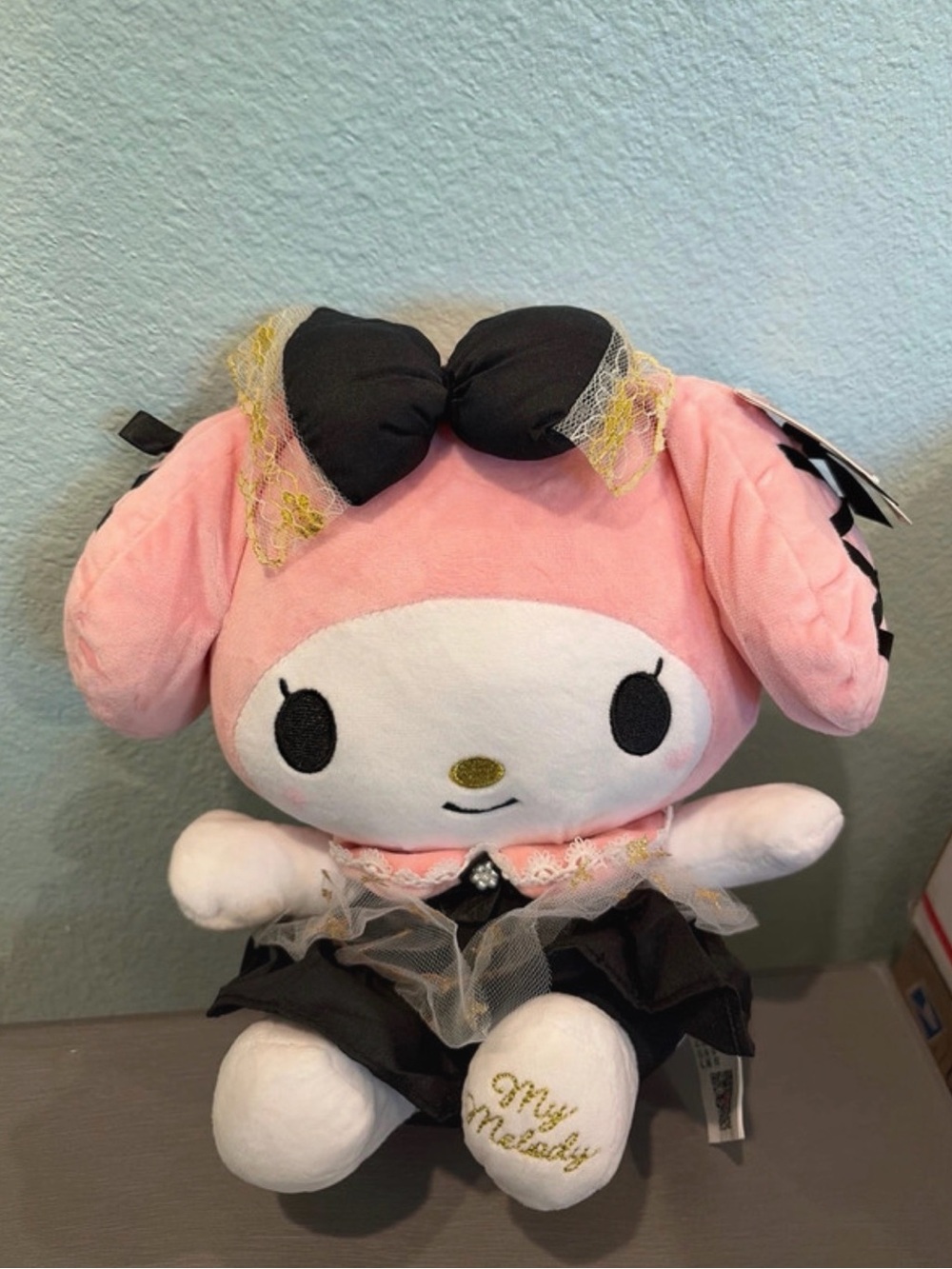 Sanrio My Melody Pink and Black Plush